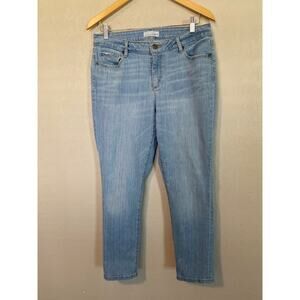 LOFT Curvy Skinny Crop Jean Light Wash SZ 30/10
